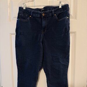 D. Jeans Skinny Ankle Jeans, size 16W, GUC